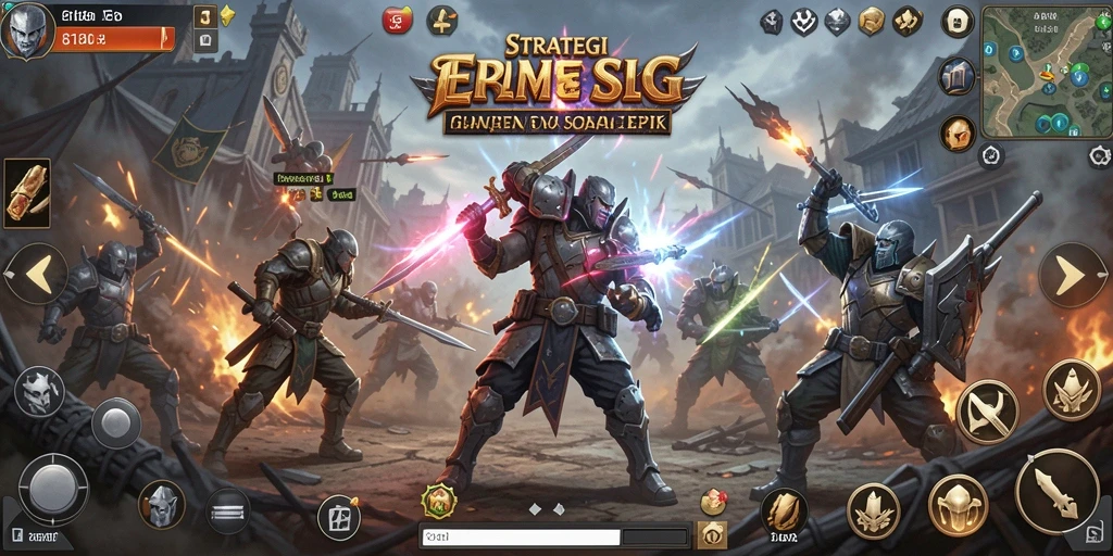 Screenshot utama 8180 menampilkan aksi pertempuran yang mendebarkan.