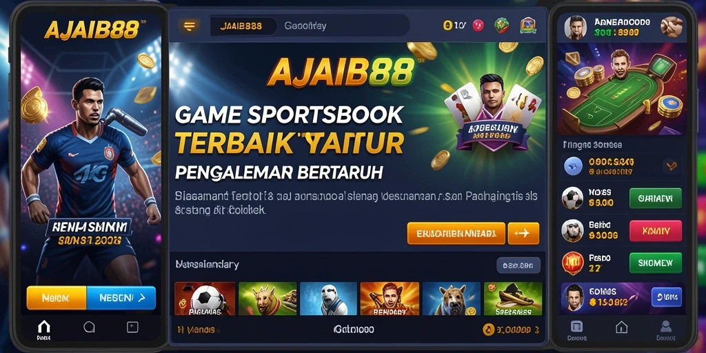 Tampilan antarmuka AJAIB88 yang menarik dan interaktif.