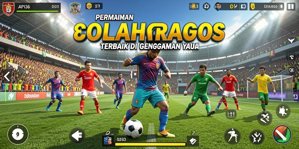 Tangkapan layar dari gameplay API36 menampilkan suasana pertandingan yang mendebarkan.