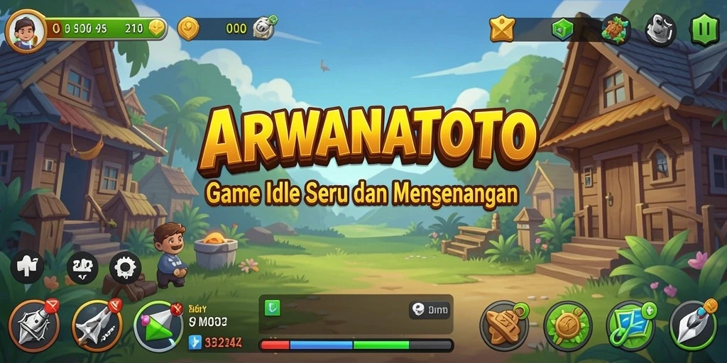 Tampilan gameplay Idle yang menarik di ARWANATOTO.