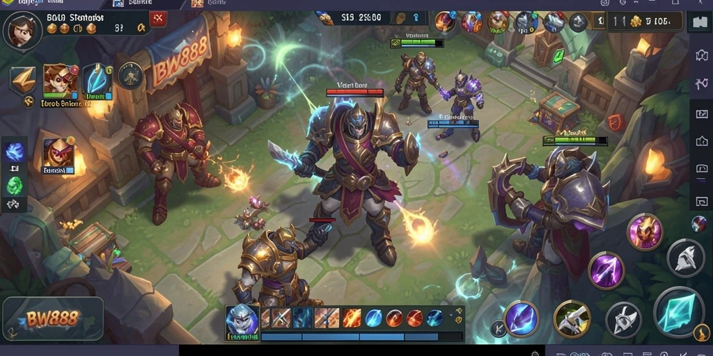 Tampilan menarik dari gameplay SLG BW888 yang mendebarkan.