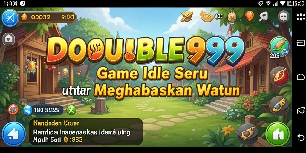 Gameplay seru DOUBLE999 dengan grafis menarik dan fitur Idle.