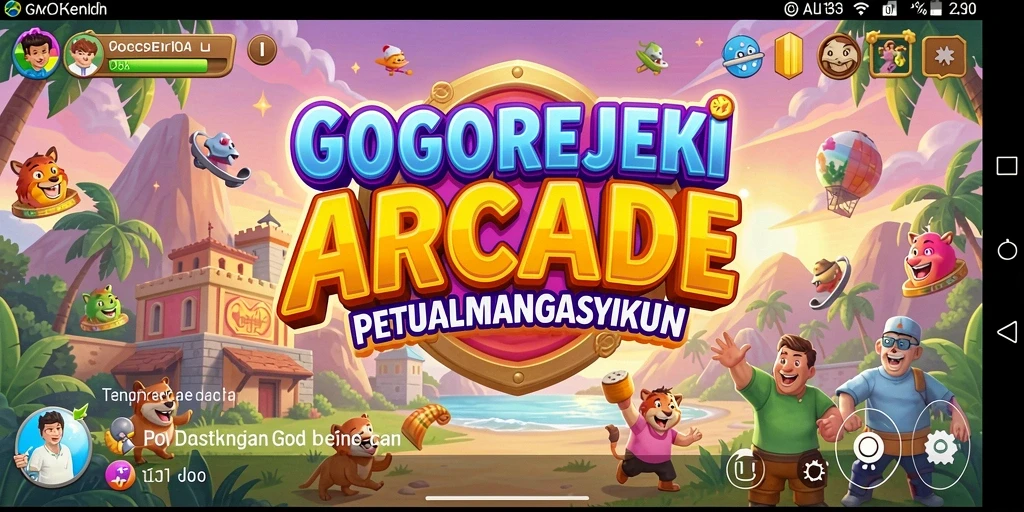 Tampilan animasi yang menarik dari gameplay GOGOREJEKI di layar.