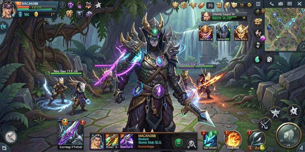 Tangkapan layar gameplay yang penuh strategi dalam MACAN388.