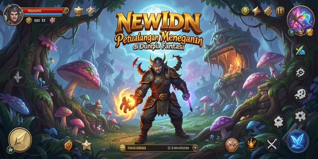 Gameplay seru NEWIDN dengan petualangan menegangkan.