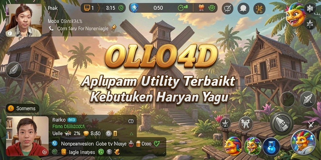 Tampilan utama OLLO4D dengan fitur pengelolaan dan pengingat.