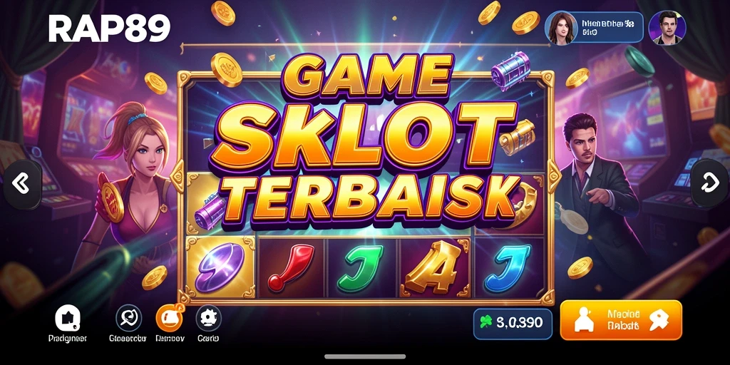 Tampilan gameplay RAP89 yang menakjubkan dan penuh warna saat bermain Slot.