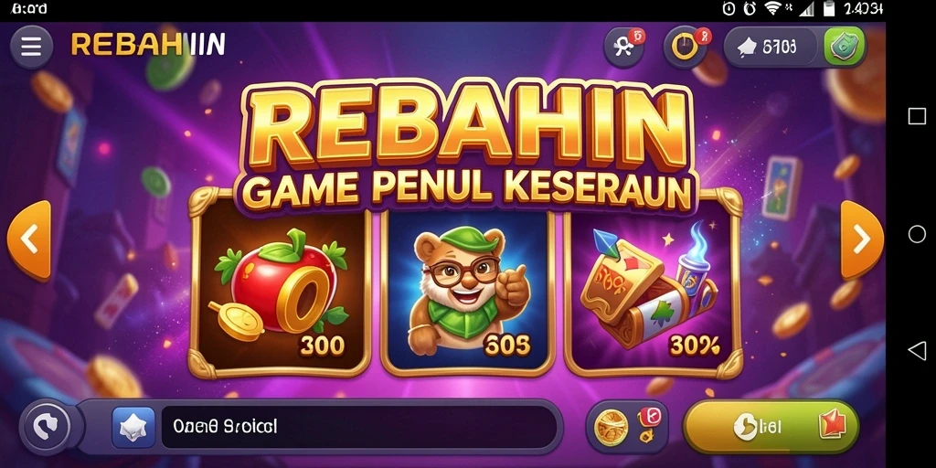 Tampilan gameplay Slot yang menarik di REBAHIN.