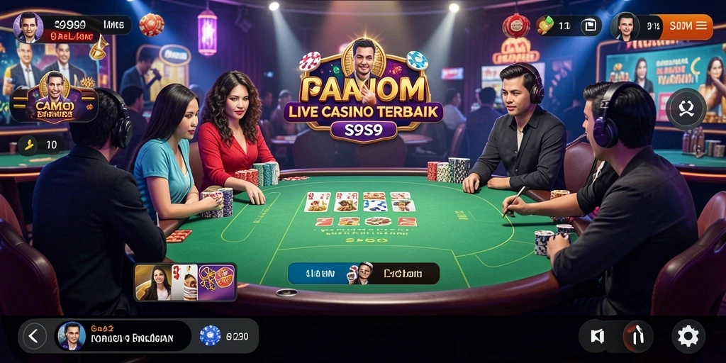Gameplay S9S9 yang menarik dan interaktif dalam Live Casino.