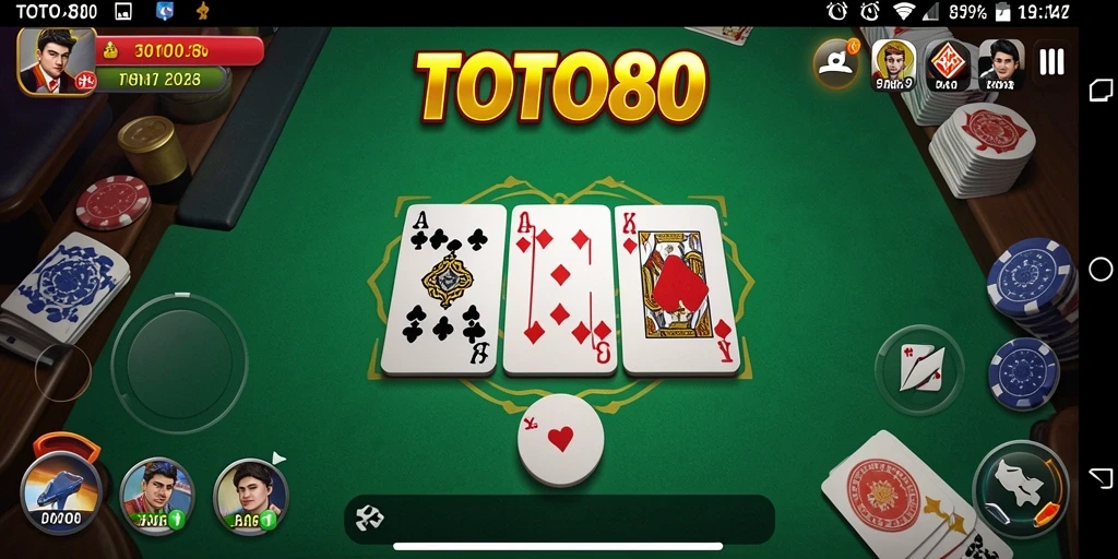 Tampilan gameplay seru dalam TOTO80 dengan fitur permainan Domino.